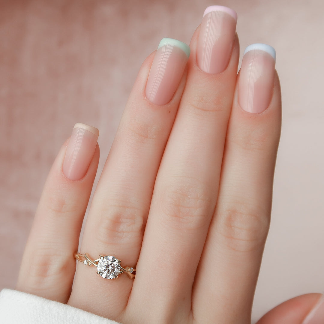 Nature Inspired Engagement Ring