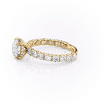 Load image into Gallery viewer, Pave Band Engagement Ring