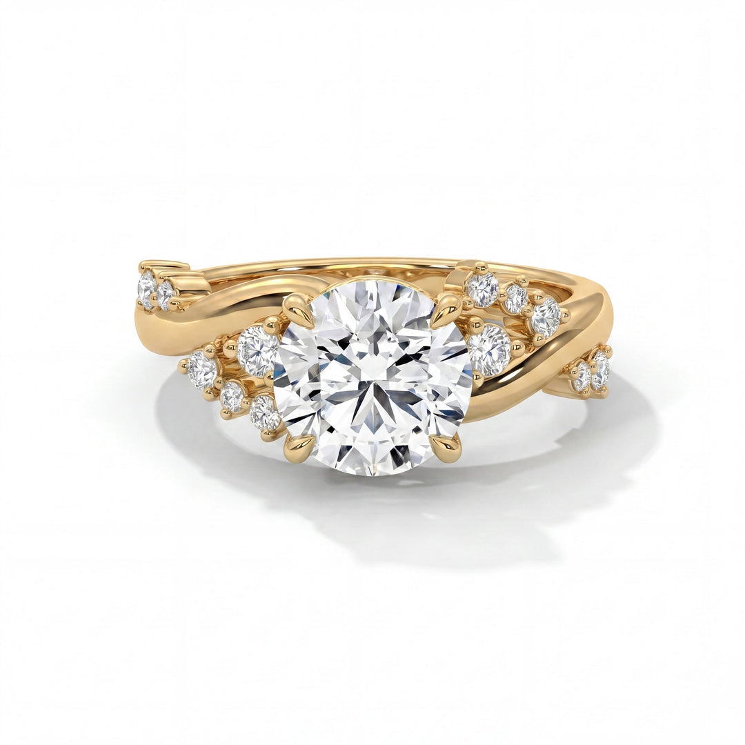 Cluster Engagement Ring