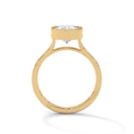 Load image into Gallery viewer, Bezel Set Moissanite Ring