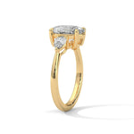 Load image into Gallery viewer, Three Stone Moissanite Ring
