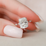 Load image into Gallery viewer, 5.00 CT Elongated Cushion Cut Moissanite Engagement Ring
