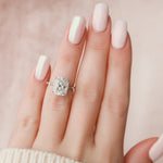 Load image into Gallery viewer, 5.00 CT Elongated Cushion Cut Moissanite Engagement Ring