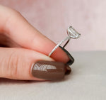 Load image into Gallery viewer, 2.50 CT Elongated Cushion Cut Hidden Halo Moissanite Engagement Ring