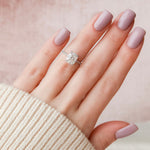 Load image into Gallery viewer, 2.50 CT Elongated Cushion Cut Hidden Halo Moissanite Engagement Ring
