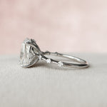Load image into Gallery viewer, 5.00 CT Elongated Cushion Cut Moissanite Engagement Ring