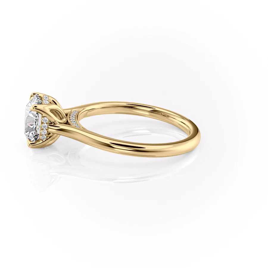 1.50 CT Round Diamond Lab Grown Solitaire Engagement Ring