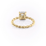 Load image into Gallery viewer, 1.0CT Cushion Cut Diamond Moissanite Thread Engagement Ring