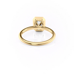Load image into Gallery viewer, 1.50 CT Radiant Cut Bezel Moissanite Diamond Engagement Ring