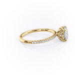 Load image into Gallery viewer, 1.0 CT Round Diamond Lab Grown Pave Engagement Ring