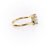 Load image into Gallery viewer, 1.0CT Princess Diamond Moissanite Bypass Engagement Ring