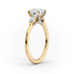Load image into Gallery viewer, Marquise Three Stone Engagement Ring Lab Grown Diamond Promise Ring for Women