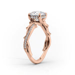Load image into Gallery viewer, 2 CT Unique Marquise Lab Grown Pave Engagement Ring