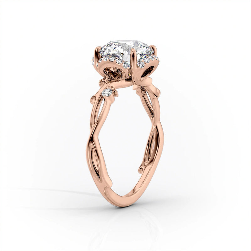 2 CT Marquise Cut Moissanite Spilt Band Engagement Ring