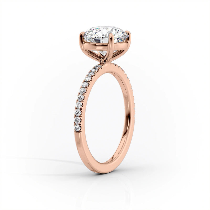 2 CT Marquise Cut Moissanite Pave Setting Engagement Ring