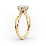 Load image into Gallery viewer, 2.50 CT Marquise Cut Moissanite Split Shank Band Engagement Ring
