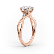 2.50 CT Marquise Cut Moissanite Split Shank Band Engagement Ring