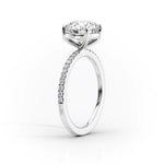 Load image into Gallery viewer, 2 CT Marquise Cut Moissanite Pave Setting Engagement Ring