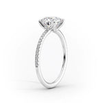 Load image into Gallery viewer, 2.50 CT Marquise Cut Moissanite Pave Set Engagement Ring