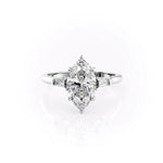 Load image into Gallery viewer, 3 CT Marquise Cut Three Stone Solitaire Ring Moissanite Engagement Ring