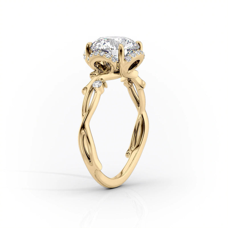 2 CT Marquise Cut Moissanite Spilt Band Engagement Ring