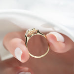 Load image into Gallery viewer, 2 CT Marquise Lab Grown Three Stone Engagement Ring