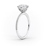 Load image into Gallery viewer, 2 CT Marquise Lab Grown Diamond Pave Unique Engagement Ring
