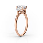 Load image into Gallery viewer, 2 CT Marquise Lab Grown Three Stone Engagement Ring