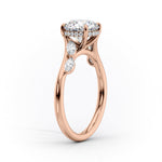 Load image into Gallery viewer, 3CT Marquise Cut Lab Grown Diamond Cluster Split Band Engagement Ring Unique Anniversary Ring Gift For Her