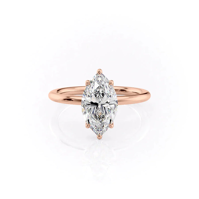 2 CT Marquise Moissanite 6 Prong Engagement Ring For Her