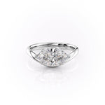 Load image into Gallery viewer, 1.00 CT Marquise Cut  Moissanite Solitaire Engagement Ring For Her