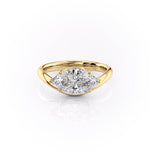 Load image into Gallery viewer, 1.00 CT Marquise Cut  Moissanite Solitaire Engagement Ring For Her