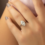 Load image into Gallery viewer, 2 CT Marquise Moissanite 6 Prong solitaire Engagement Ring For Her