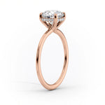Load image into Gallery viewer, 2.50 CT Marquise Cut Solitaire Moissanite Engagement Ring