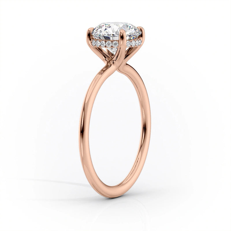 2.50 CT Marquise Cut Solitaire Moissanite Engagement Ring