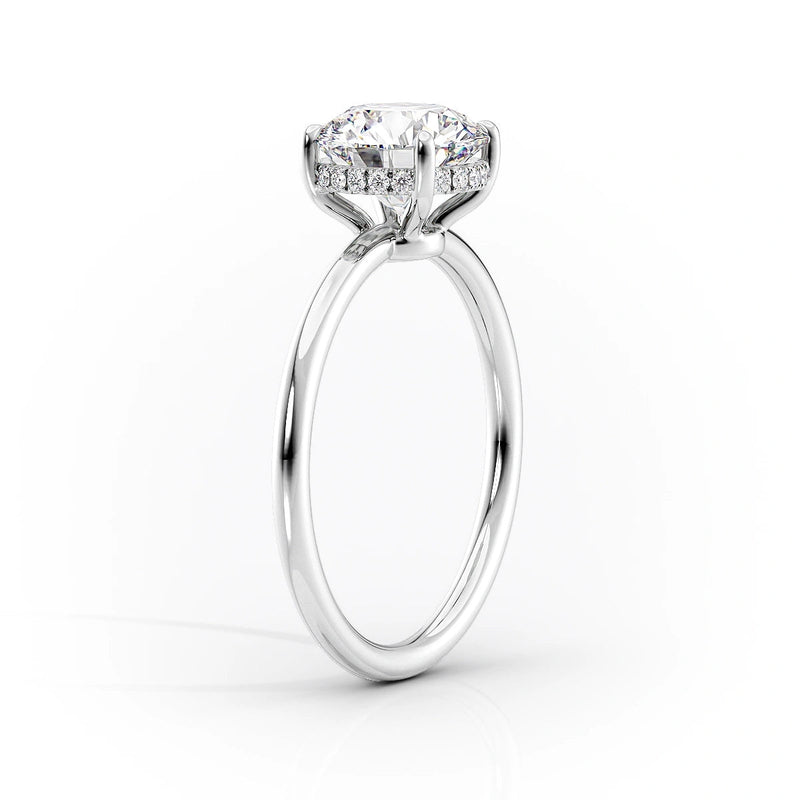 1.50 CT Marquise Cut Solitaire Moissanite Engagement Ring For Her