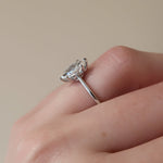 Load image into Gallery viewer, 1 CT Marquise Moissanite Solitaire Ring