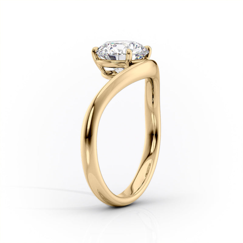 1.00 CT Marquise Cut  Moissanite Solitaire Engagement Ring For Her