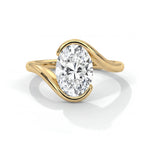 Load image into Gallery viewer, Oval Cut Moissanite Engagement Ring