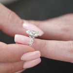 Load and play video in Gallery viewer, 2.00 CT Marquise Cut Moissanite Engagement Ring For Her