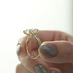 Load and play video in Gallery viewer, 2 CT Marquise Lab Grown Solitaire Engagement Ring