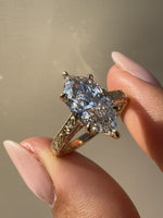 Load and play video in Gallery viewer, 3.00 CT Vintage Inspire Lab Grown Diamond Hand Engrave Engagement Ring