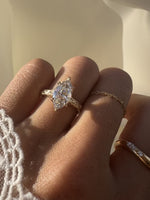 Load and play video in Gallery viewer, 3.00 CT Vintage Inspire Lab Grown Diamond Hand Engrave Engagement Ring