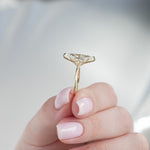 Load and play video in Gallery viewer, Elegant 3 CT Marquise Diamond Ring Lab Grown Diamond Engagement Ring Gifts for Her