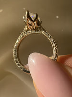 Load and play video in Gallery viewer, 3.00 CT Vintage Inspire Lab Grown Diamond Hand Engrave Engagement Ring
