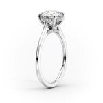 Load image into Gallery viewer, 2 CT Round Cut Twinkling Pave Moissanite Diamond Ring
