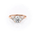 Load image into Gallery viewer, 2 CT Round Cut Moissanite Solitaire Diamond Ring
