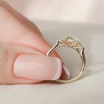 Load image into Gallery viewer, 2 CT Round Cut Moissanite Solitaire Diamond Ring