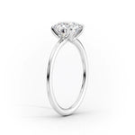 Load image into Gallery viewer, 2.5 CT Round Cut Moissanite Diamond Solitaire Engagement Ring