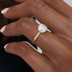 Load image into Gallery viewer, 2.5 CT Round Cut Classic Hidden Halo Moissanite Diamond Wedding Ring